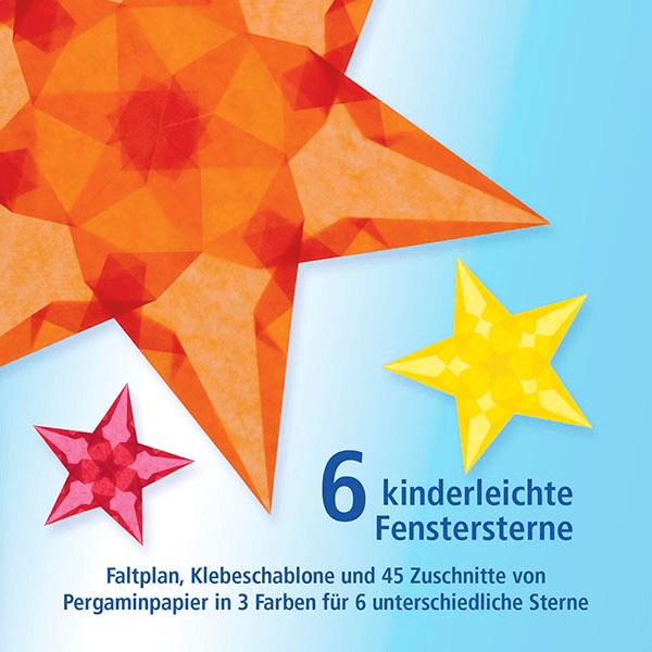 Fensterstern - Raamsterren vouwen - 6+