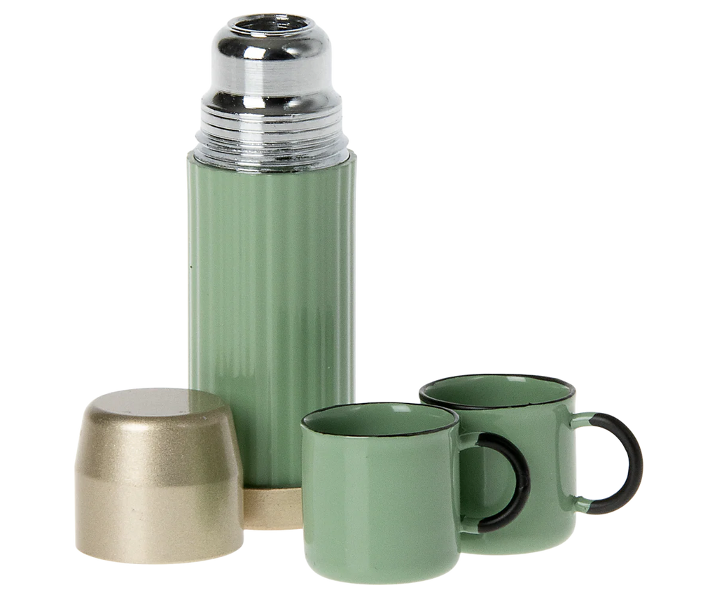 Maileg - Thermoskan met kopjes - Mint