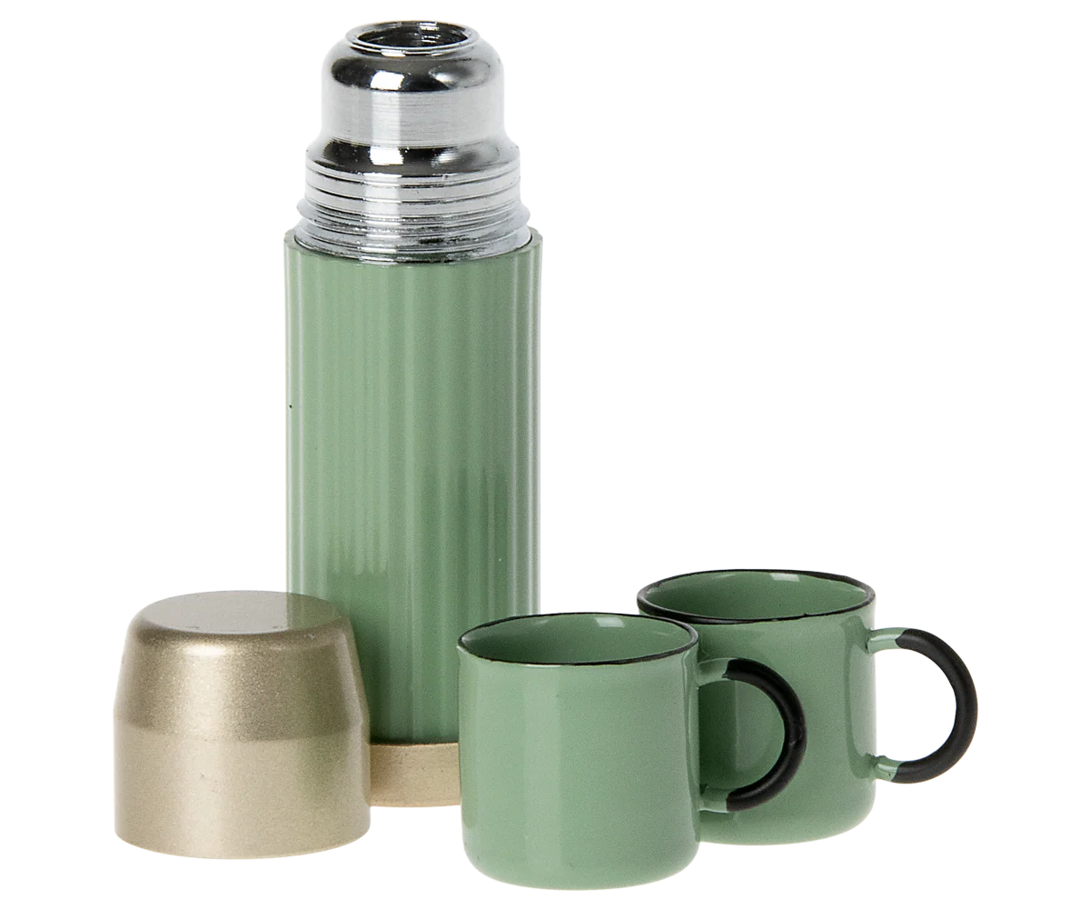 Maileg - Thermoskan met kopjes - Mint