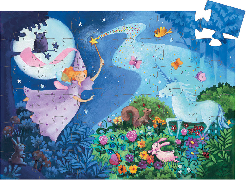 Djeco - Legpuzzel - De fee en de eenhoorn - 36st.