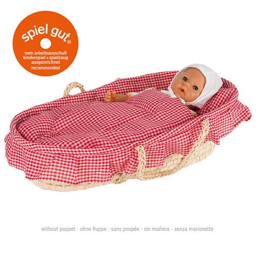 Goki - Poppendraagmand met beddengoed - excl. pop