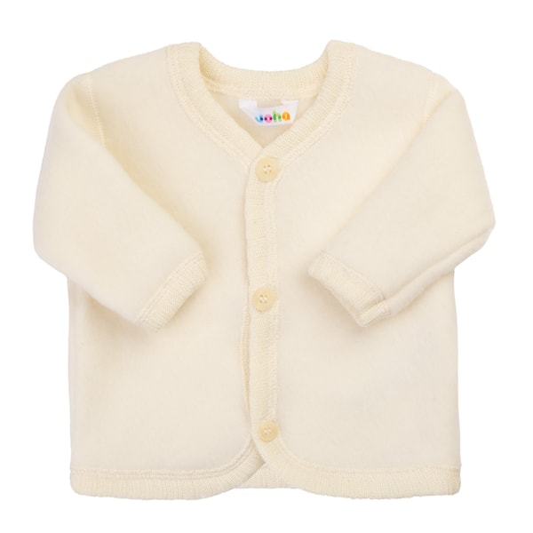 Joha - Vestje - 100% Fleece Merinowol - Ecru