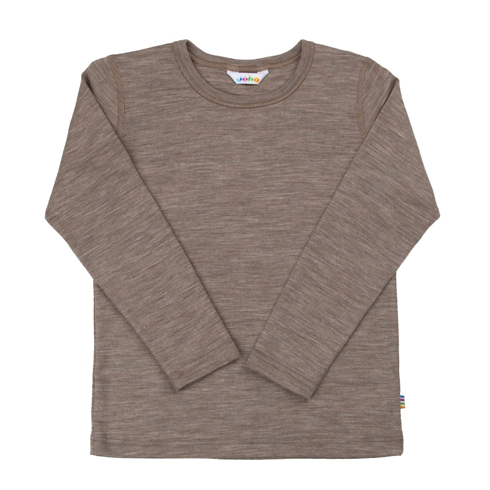 Joha - Kindershirt - Lange mouwen - Wol/Zijde - Sesam