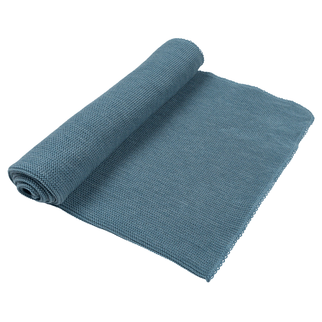 Reiff - Wikkeldeken - Wol - Blauw