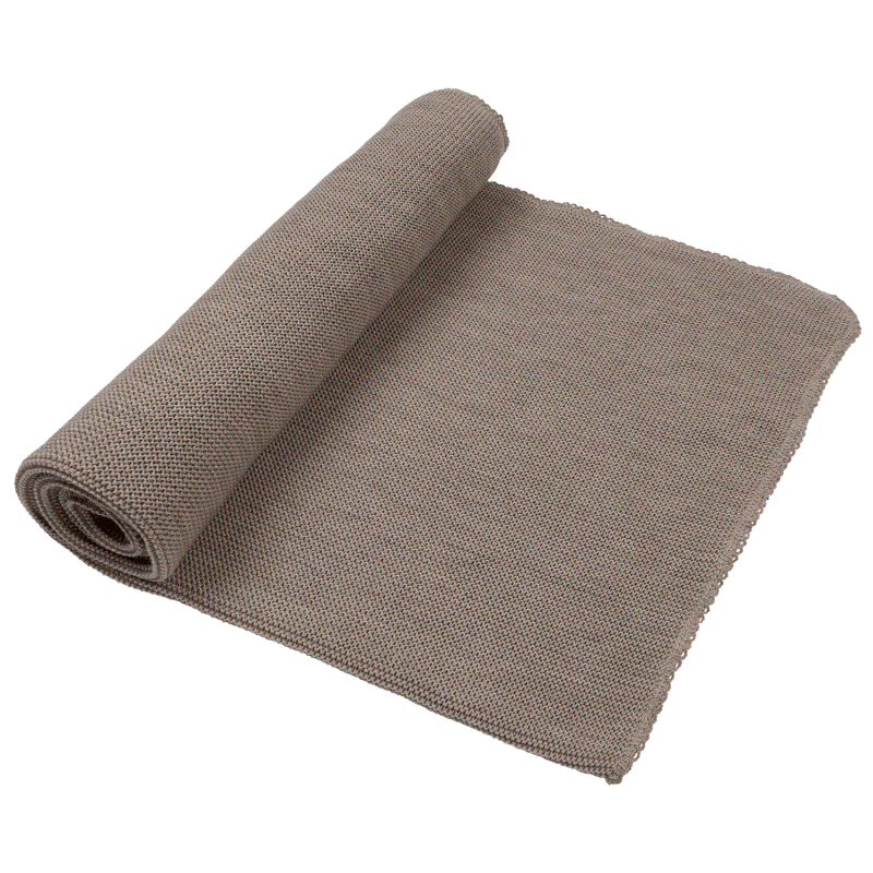 Reiff - Wikkeldeken - Wol - Taupe