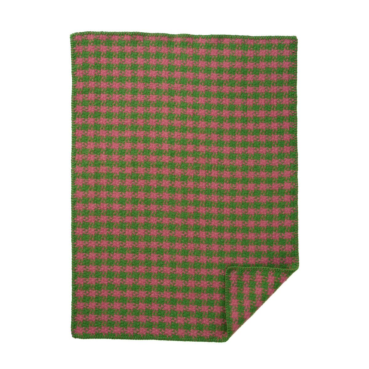 Klippan - Kinderdeken - Wol - Groen/roze