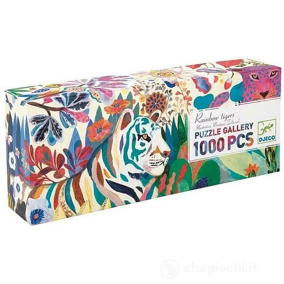 Djeco - Legpuzzel - Regenboogtijgers - 1000 stuks