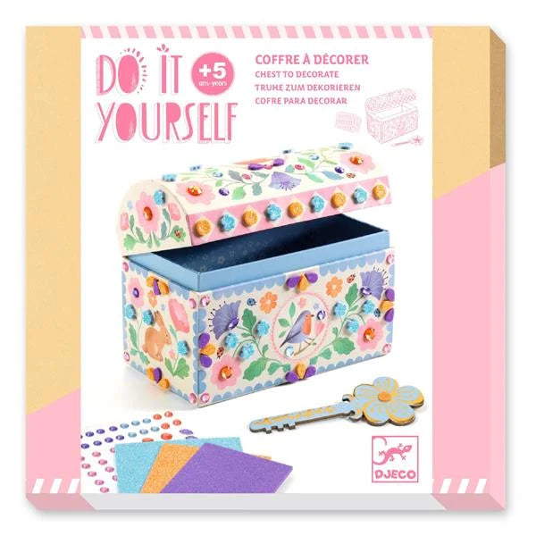 Djeco - Do it yourself - Schatkist versieren - Kostbare schatten