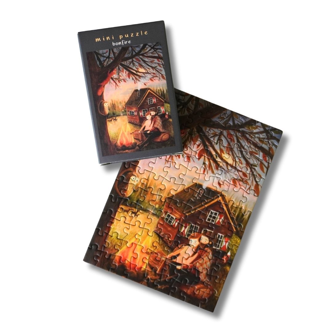 Esther Bennink - Mini puzzle - Bonfire