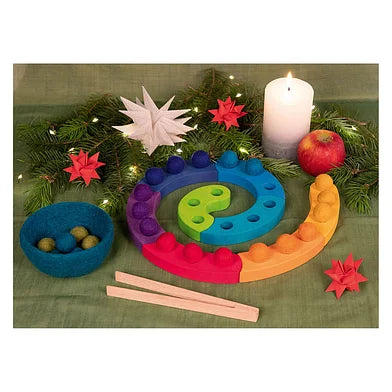 Goki - Kleursorteerspel - Adventspiraal - vanaf 3 jaar - foto 2