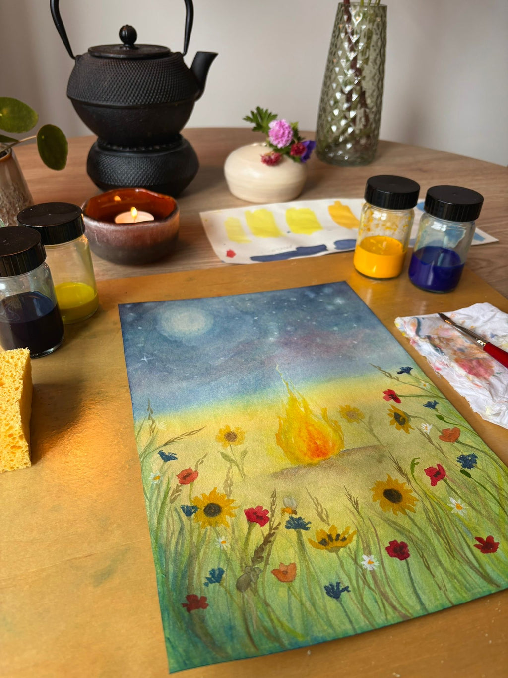 Anna's Atelier Workshop - Waldorf schilderen 7 juni
