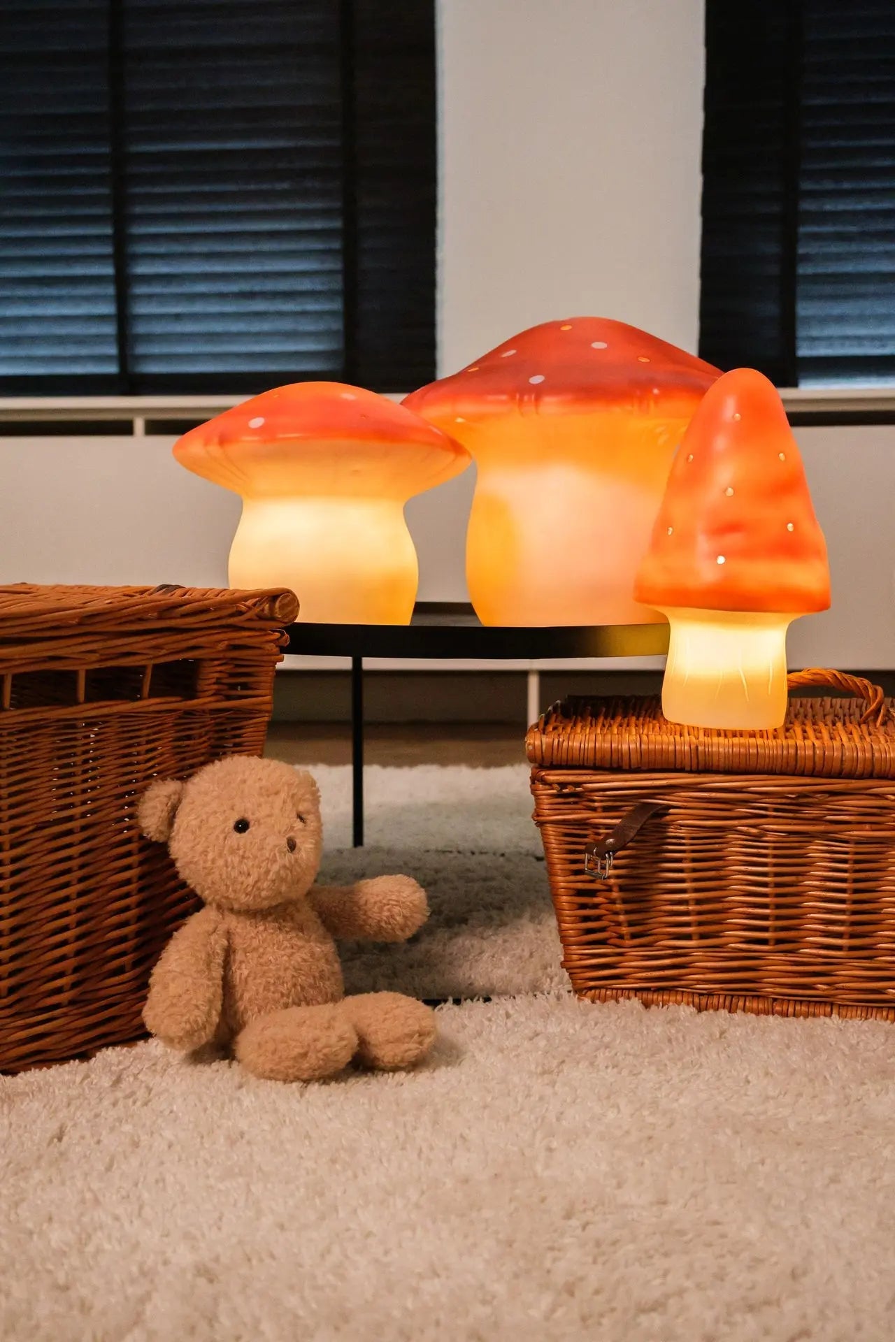 Egmont Toys - Paddenstoel lamp - Klein - Rood - 15x28 cm
