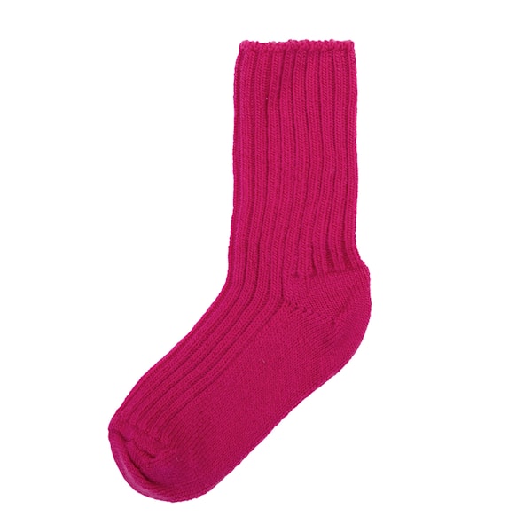 Joha - Wollen sokken - Dik - Fuchsia