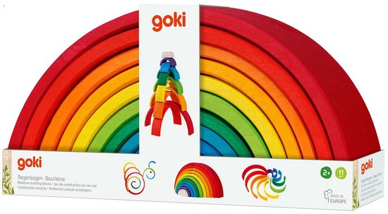 Goki - Regenboog - groot - vanaf 2 jaar - foto 2