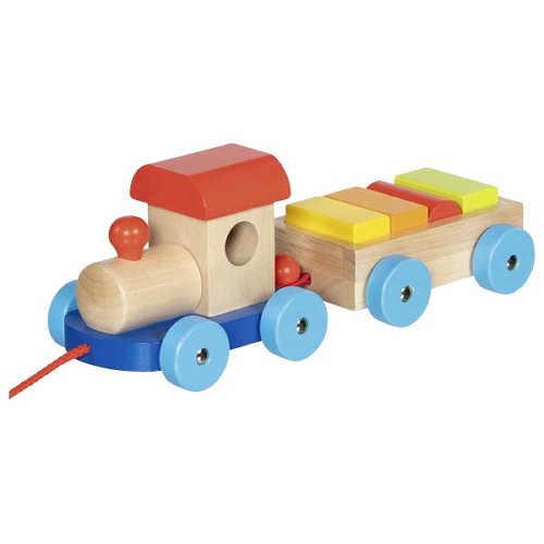 Goki - Houten blokken trein