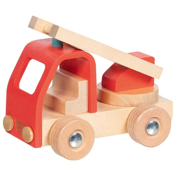 Goki - Brandweerladderwagen - Hout