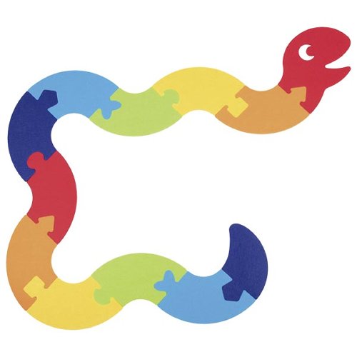 Goki - Viltpuzzel - XXL - Slang