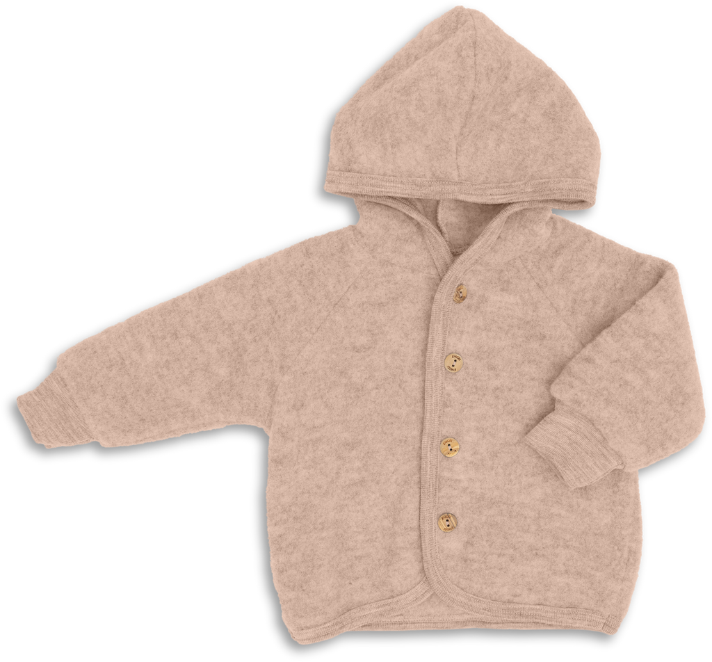 Engel Natur - Wolfleece jasje - Sand Melange