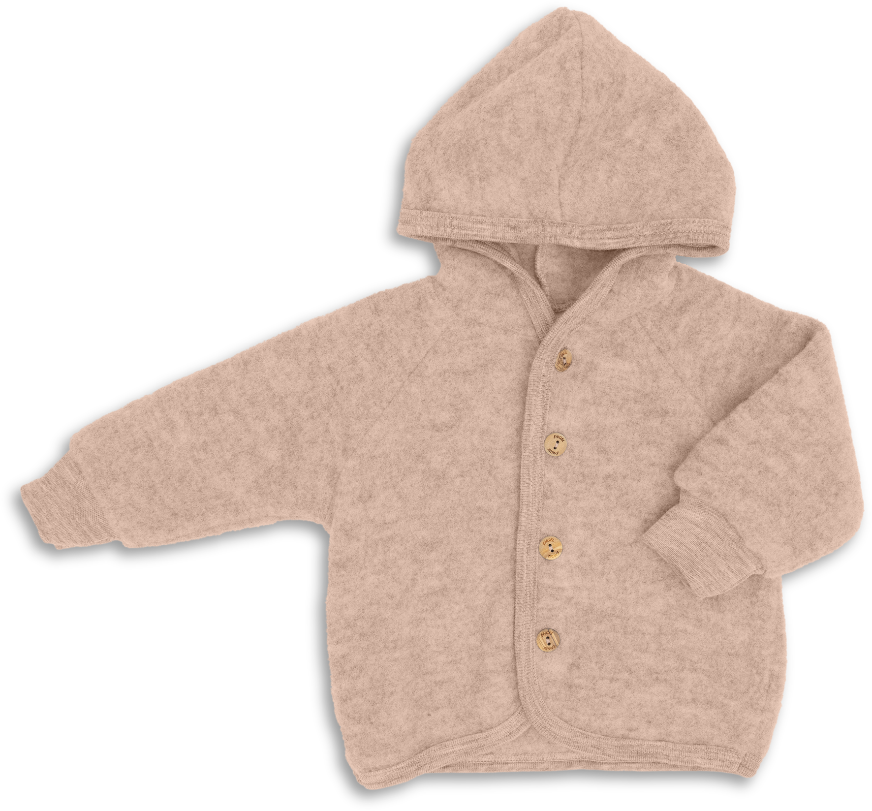 Engel Natur - Wolfleece jasje - Sand Melange
