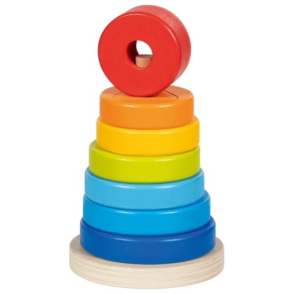 Goki - Vormenstapeltoren - regenboog