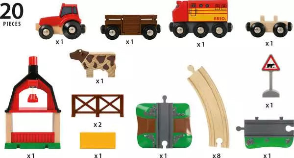 Brio - World - Farm Railway Set