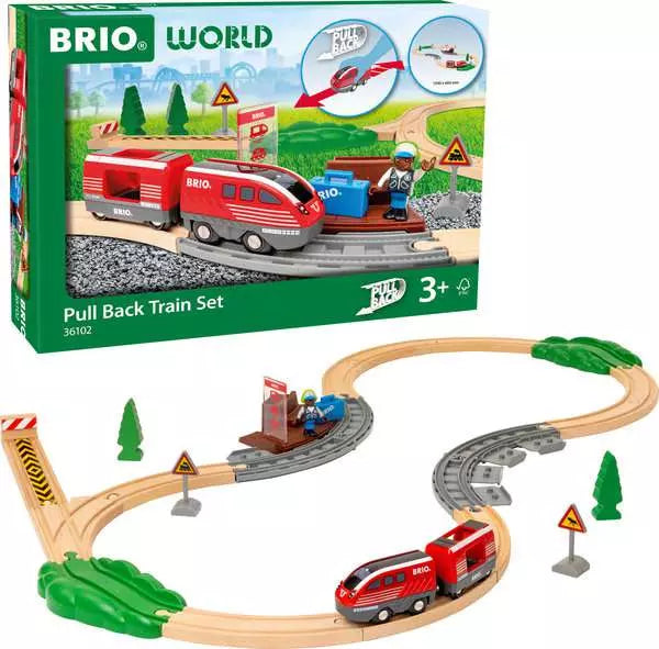 Brio - World - Pull Back Train Set