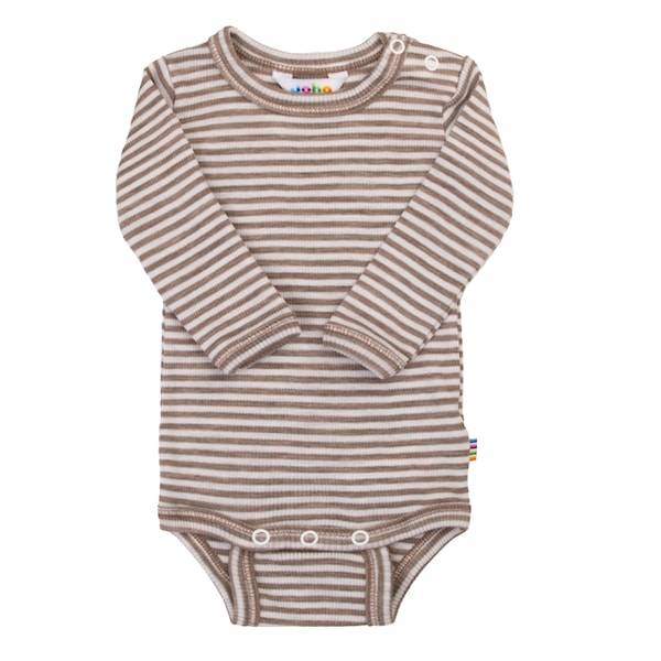 Joha - Romper - Wol/Zijde - Gestreept - Beige