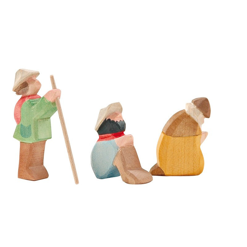 Ostheimer - Mini Kerstgroep - Herders 3 delig