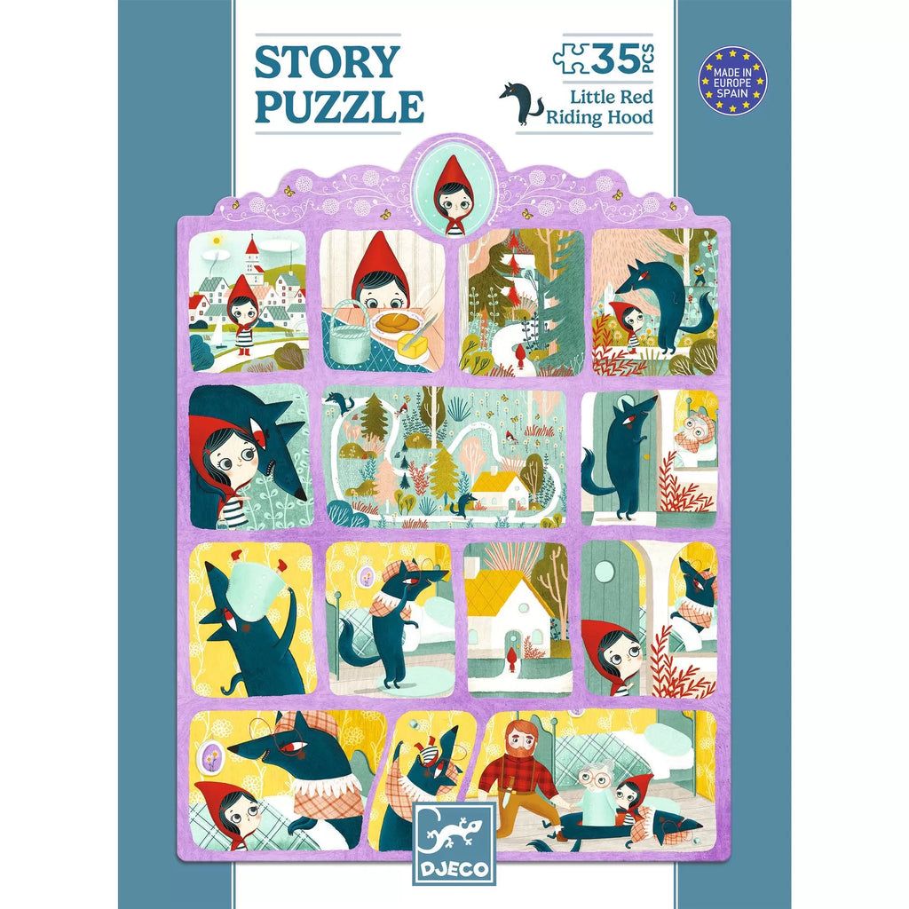 Djeco - Story Puzzel - Roodkapje