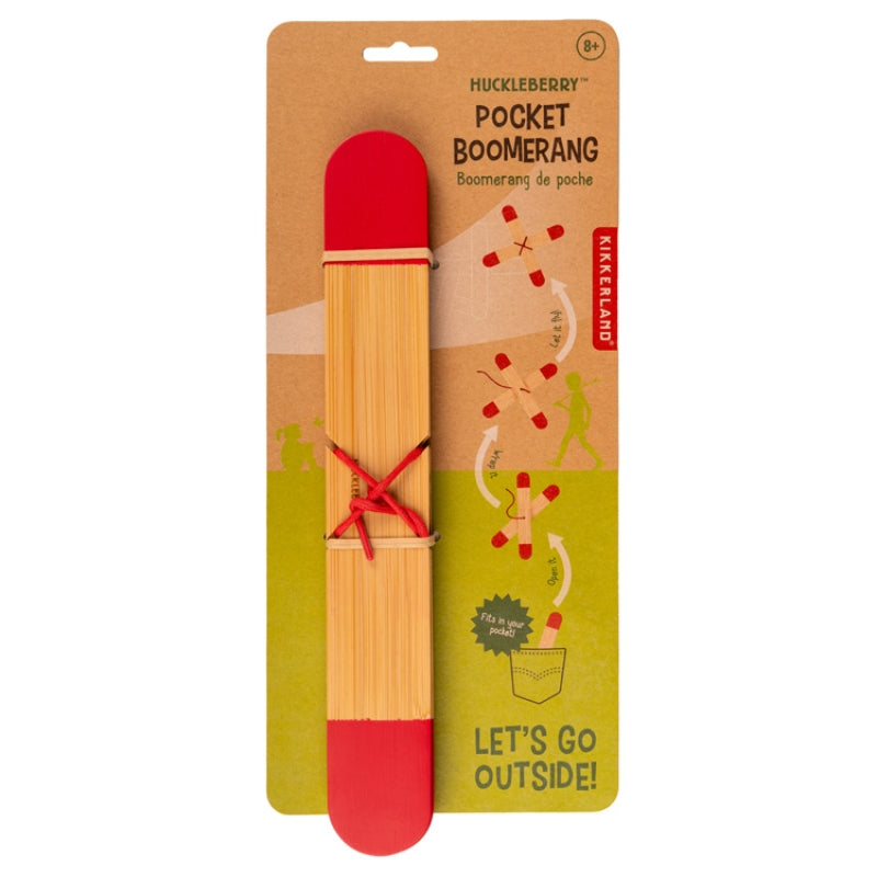 Kikkerland -Huckleberry - Pocket Boomerang