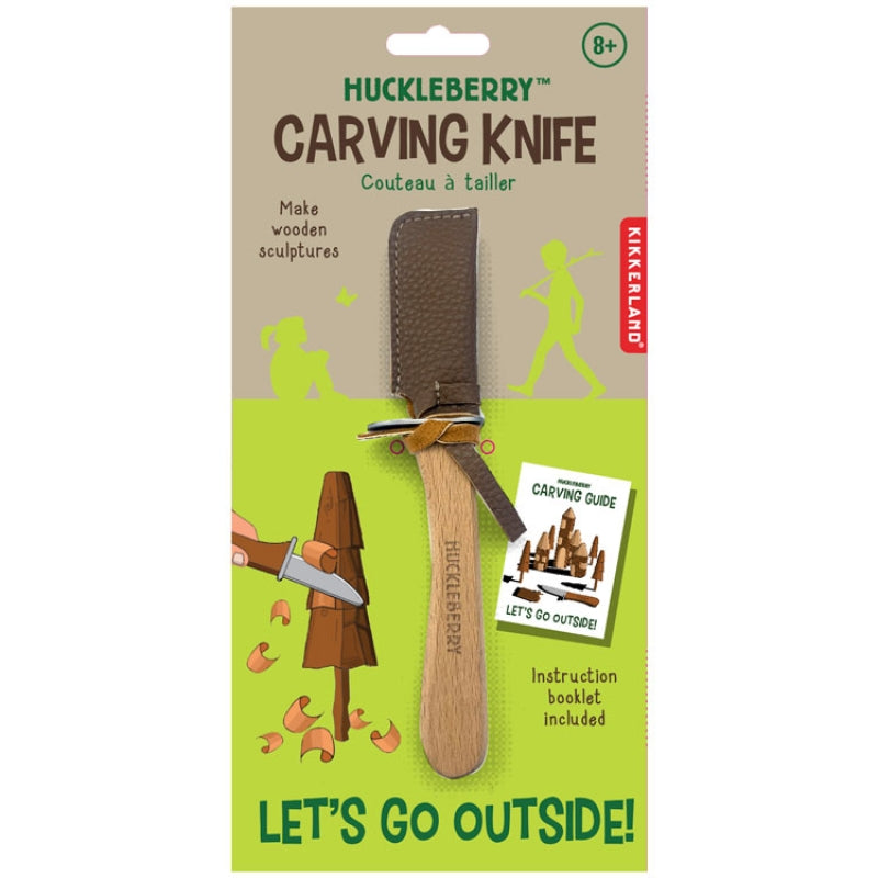 Kikkerland - Huckleberry - Hout snijmes