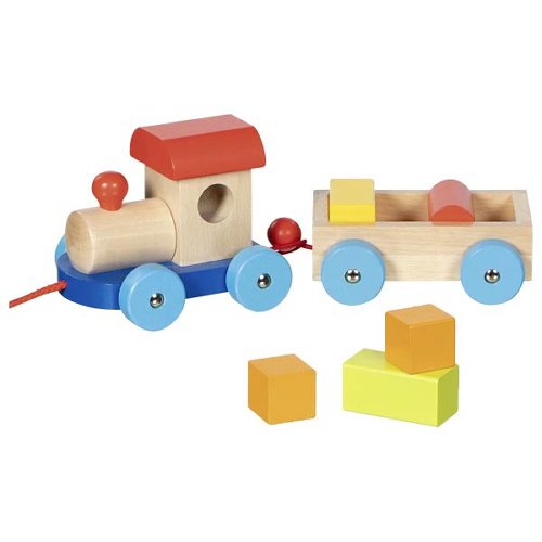 Goki - Houten blokken trein
