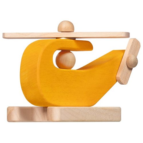 Goki - Petits Pilotes - Helikopter - Hout