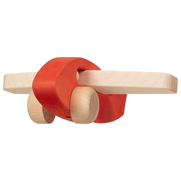 Goki - Petits Pilotes - Houten vliegtuig - Rood