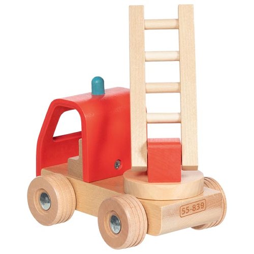 Goki - Brandweerladderwagen - Hout