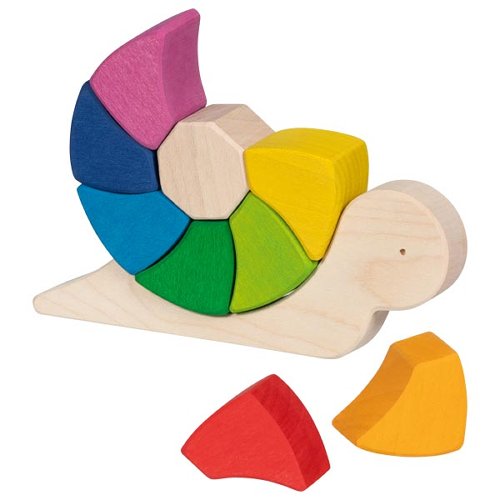 Goki - Evolution - Bouwstenen - Slak - Hout