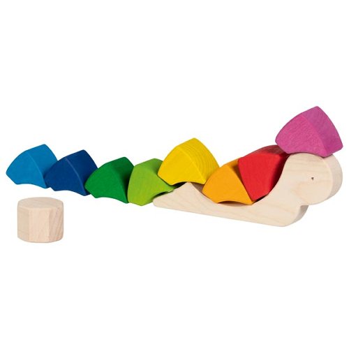 Goki - Evolution - Bouwstenen - Slak - Hout