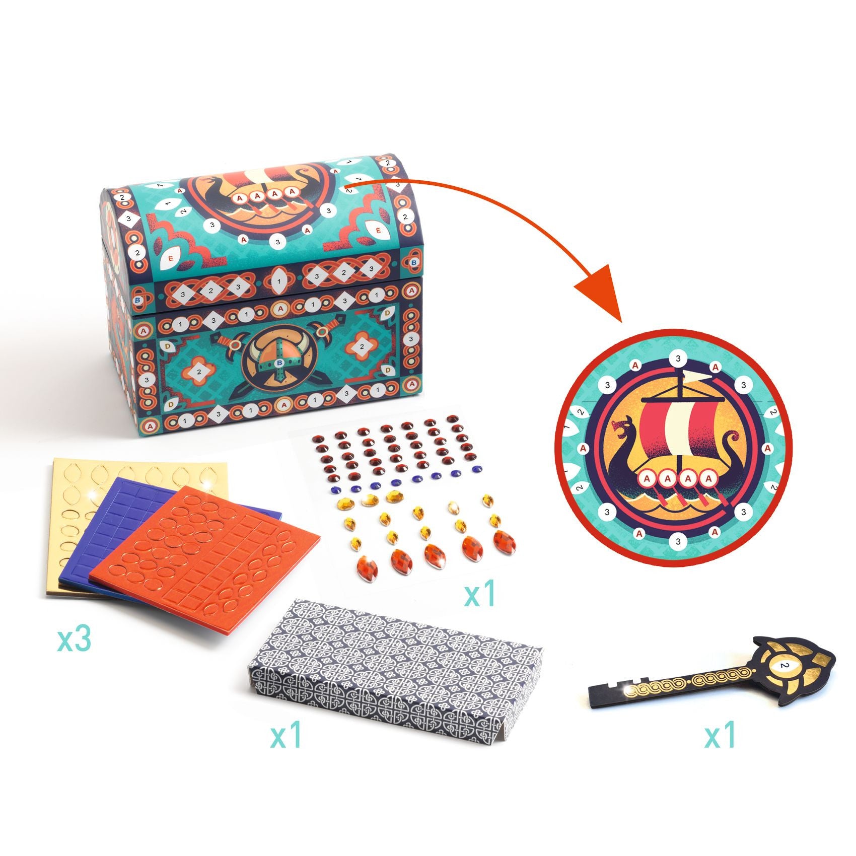 Djeco - DIY Schatkistje - Super schat