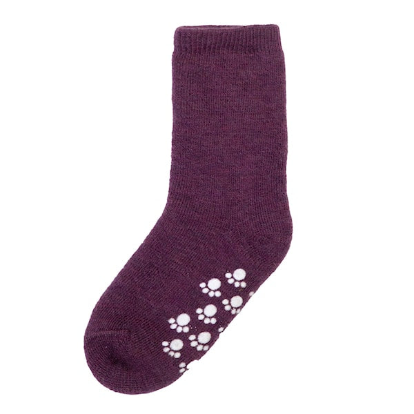 Joha - Wollen sokken - Dik - Antislip - Paars
