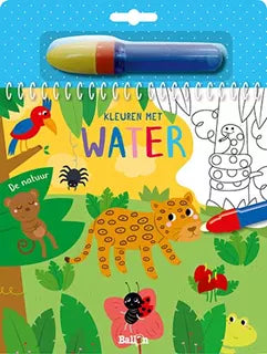 Kleuren met water - De natuur 4+
