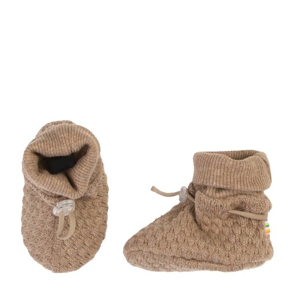 Joha - Babyslofjes - 100% natuurlijk Katoen - Lichtbruin