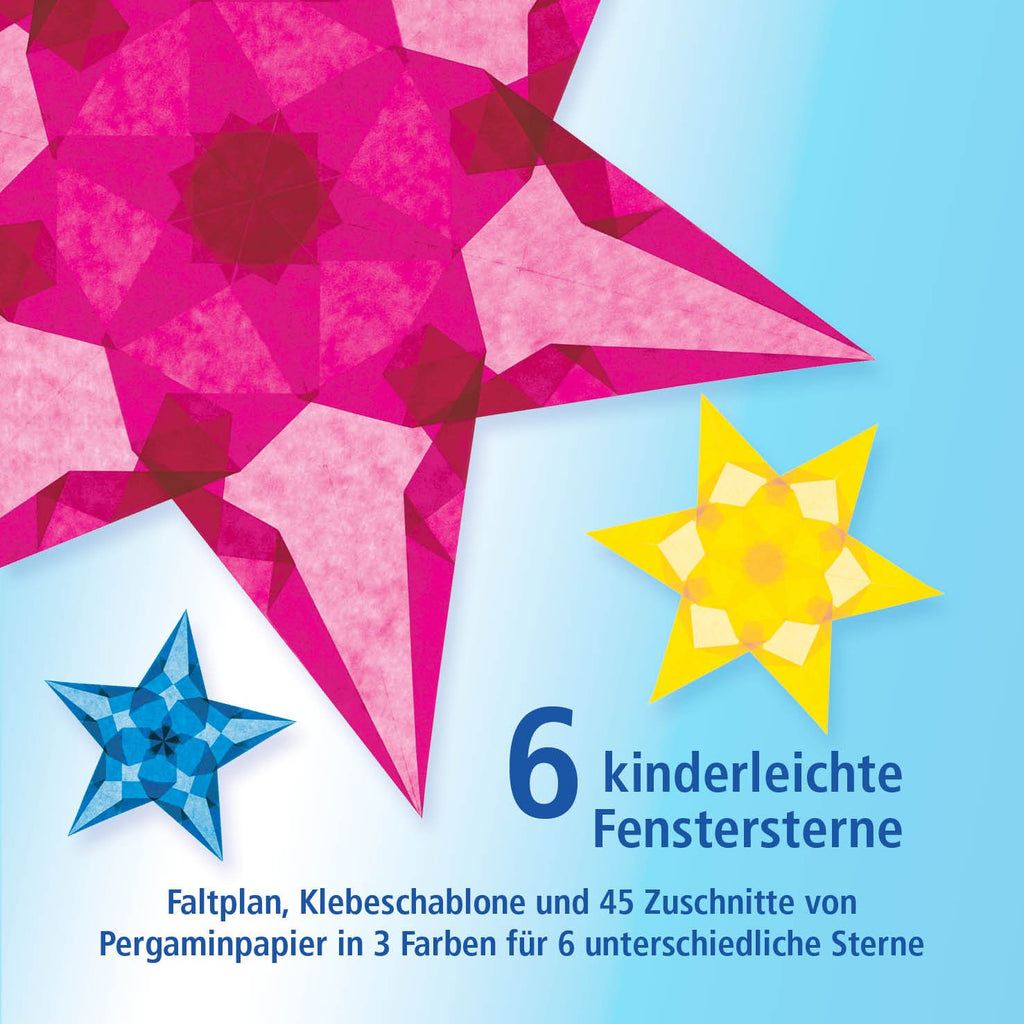 Fensterstern - Raamsterren vouwen - 6+