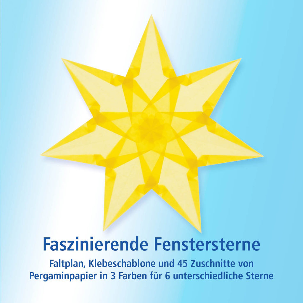 Fensterstern - Raamsterren vouwen - 10+