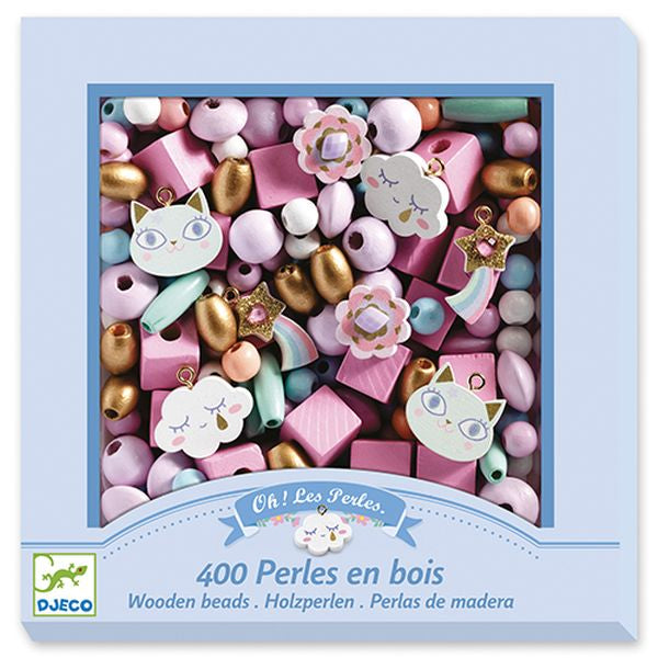 Djeco - Kralenset - Hout - Regenboog