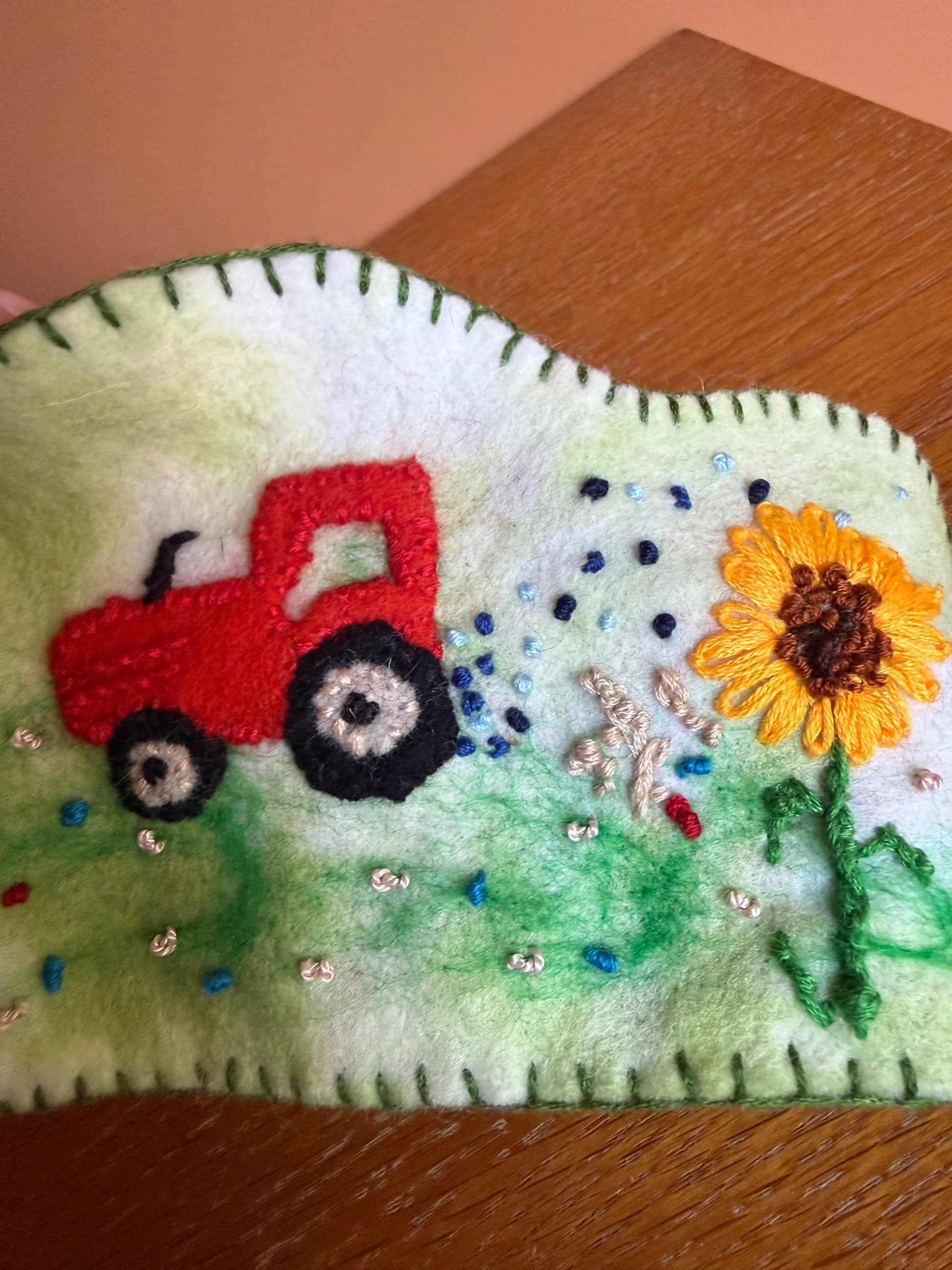 Eentje van Margo workshop - kroon maken van vilt