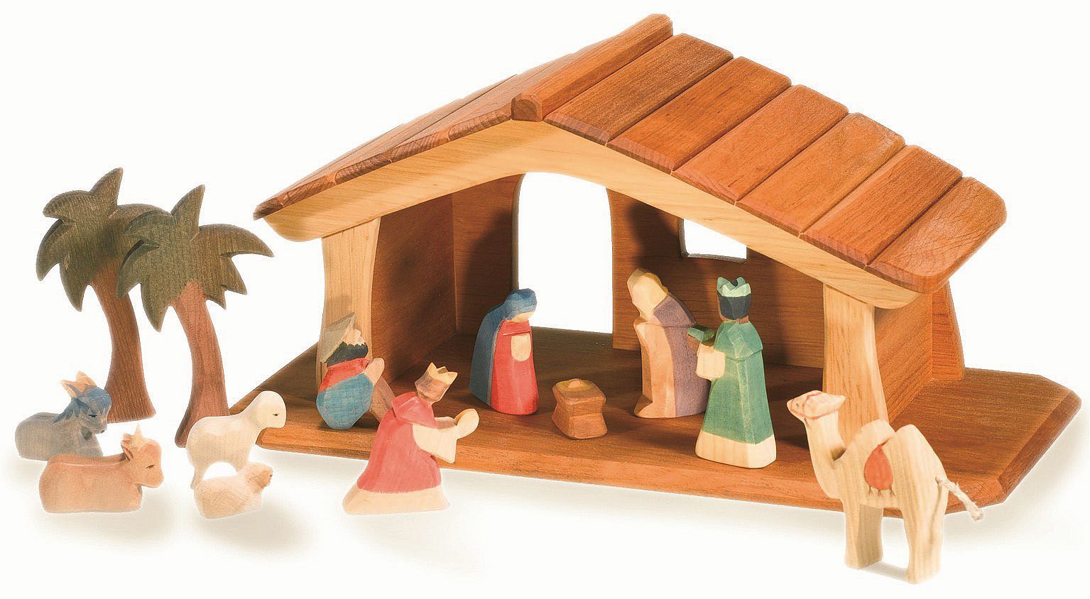 Ostheimer - Mini Kerstgroep - Herders 3 delig