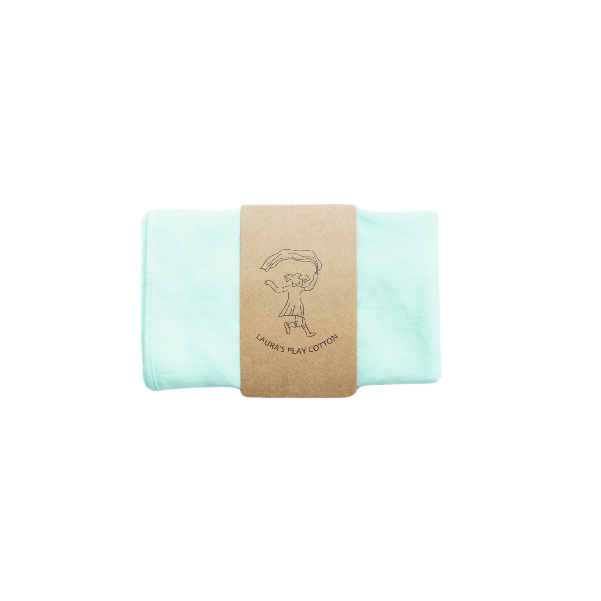 Laura's play cotton - Speeldoek - Katoen 50 x 50 cm - Lichtgroen