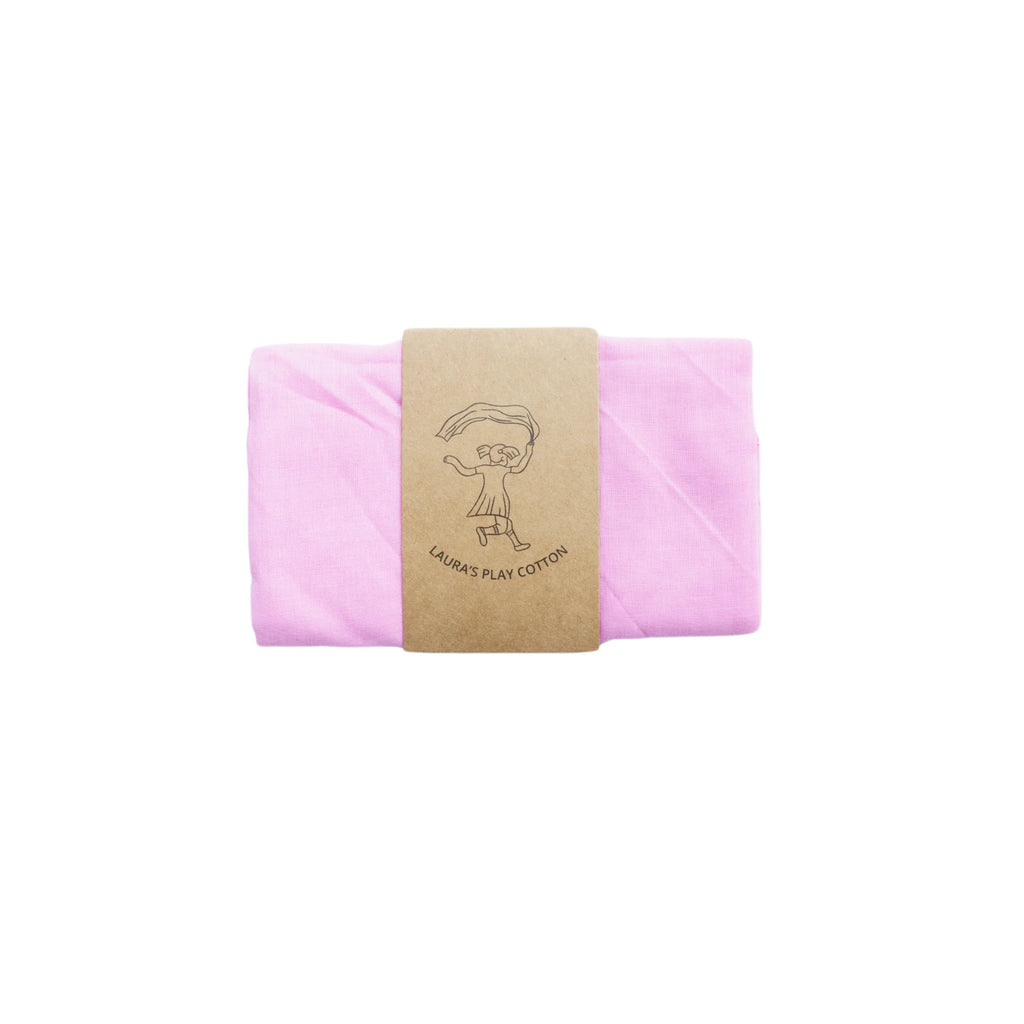 Laura's play cotton - Speeldoek - Katoen 50 x 50 cm - Roze