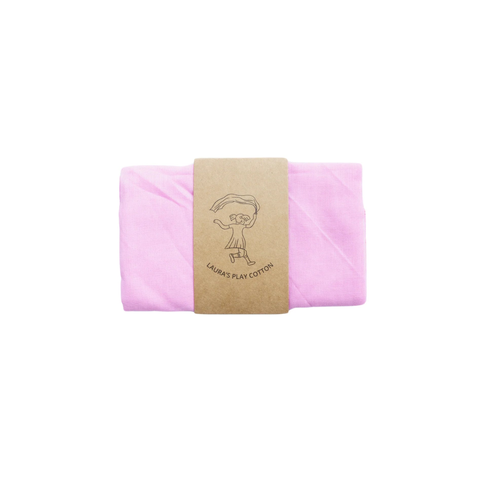 Laura's play cotton - Speeldoek - Katoen 50 x 50 cm - Roze