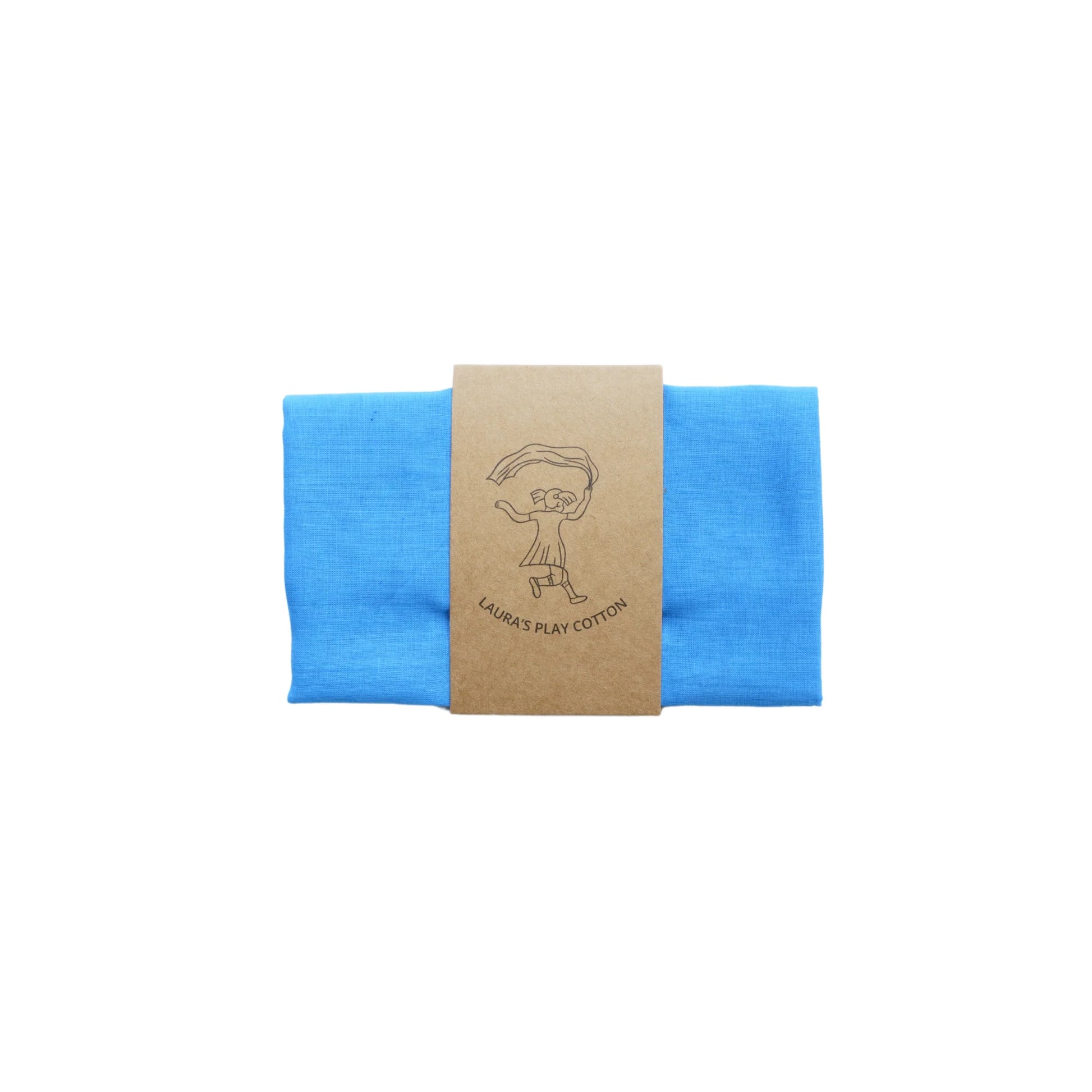 Laura's play cotton - Speeldoek - Katoen 50 x 50 cm - Blauw